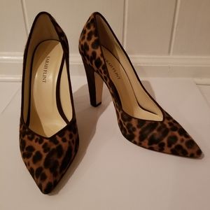 FIRM Sarah Flint Leopard print heels
